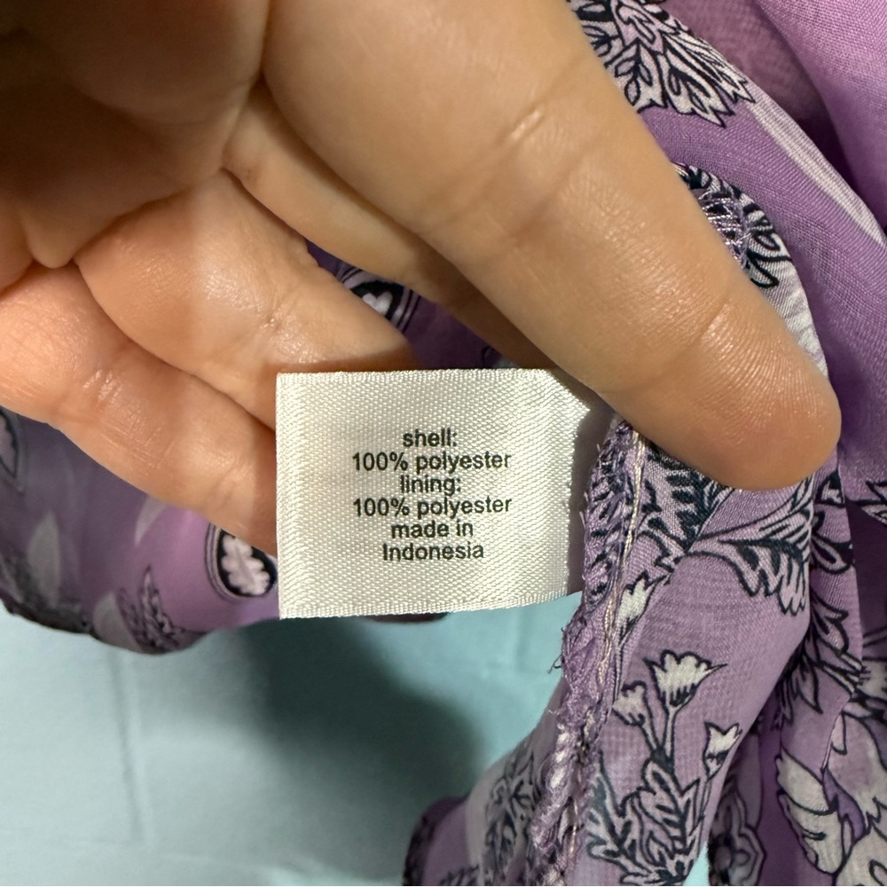 Lane Bryant Purple Floral Tank - Picture 3 of 4